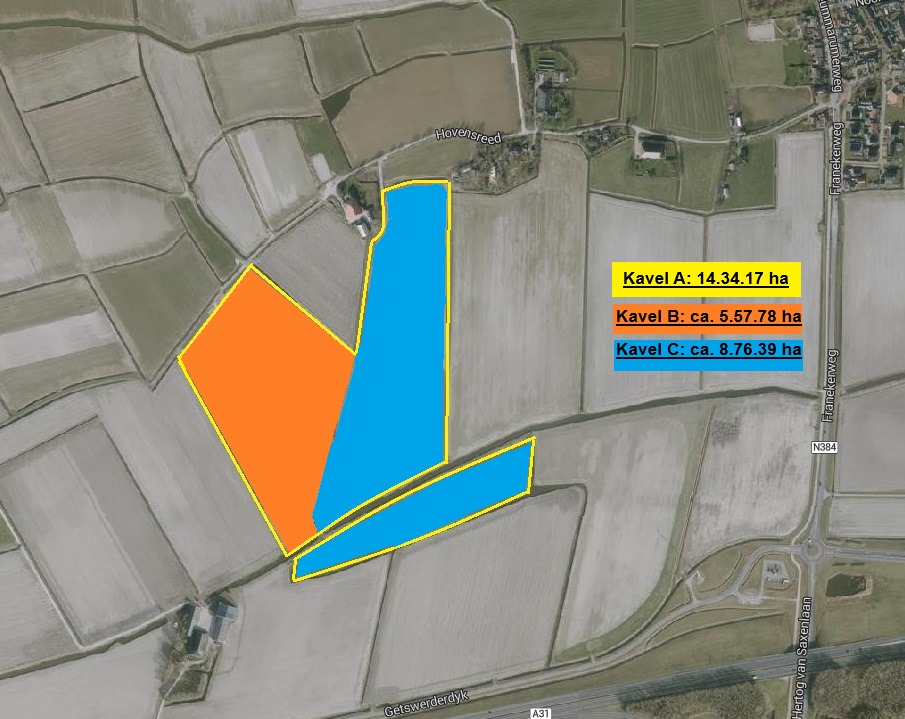 Maps Kaart Verdeling Per Kavel En Kleur Vs 2