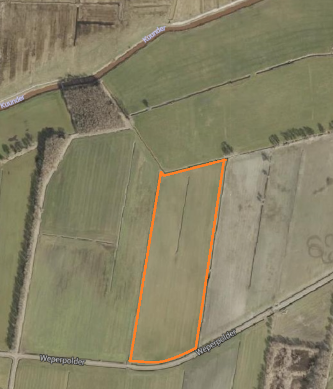 Luchtfoto Met Rode Lijn