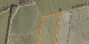 Luchtfoto Met Rode Lijn