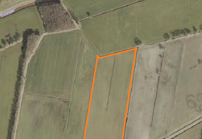 Luchtfoto Met Rode Lijn