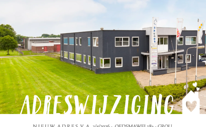 Wij gaan verhuizen!