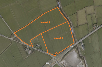 Maps Oranje Lijn Burdaard Verdeeld In 2 Kavels